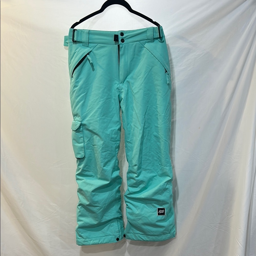 Girls Ride Snowboarding Pants Size L 14-16 Teal